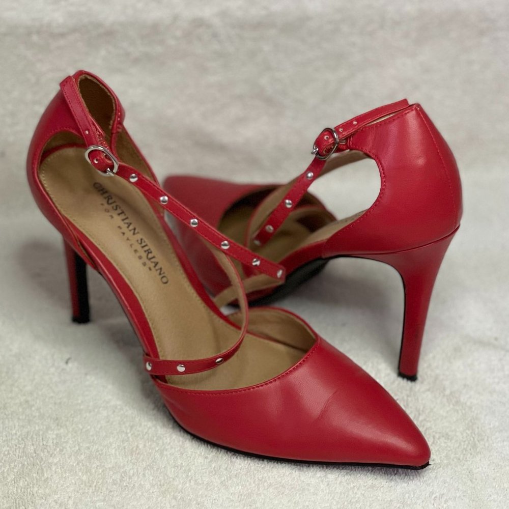 Red Fashion Prom HOCO Heels